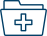 Medical folder icon